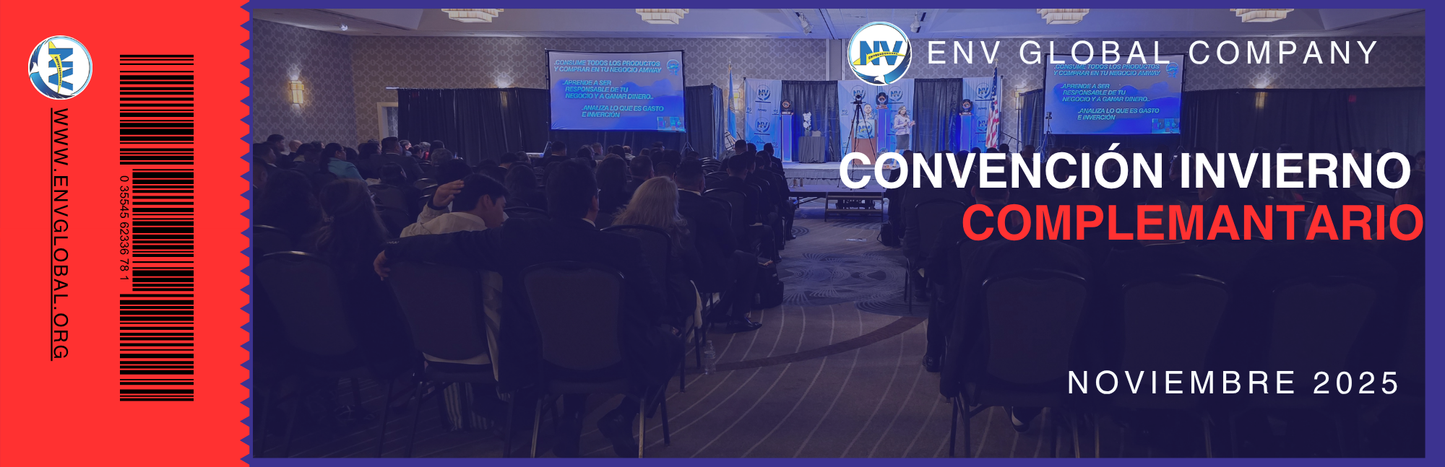 Boleto de Convención invierno 2025 Complementario