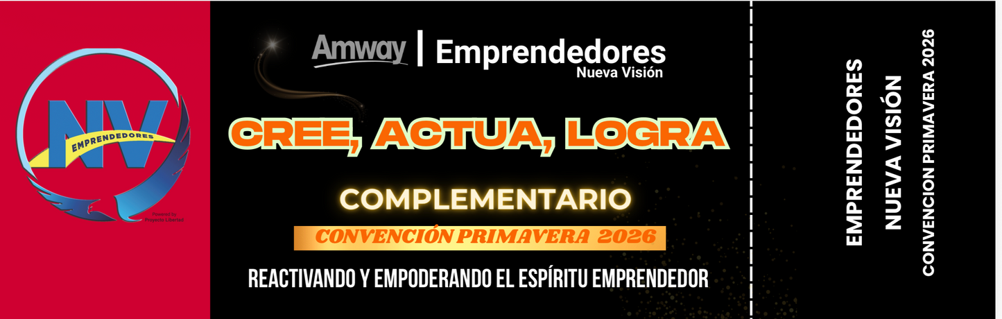 Boleto Convención Marzo Complementario 2026